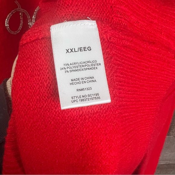NWT Vince Camuto Merry Red Sweater - Picture 8 of 8